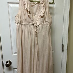 Mid-length pink H&M maternity dress size M